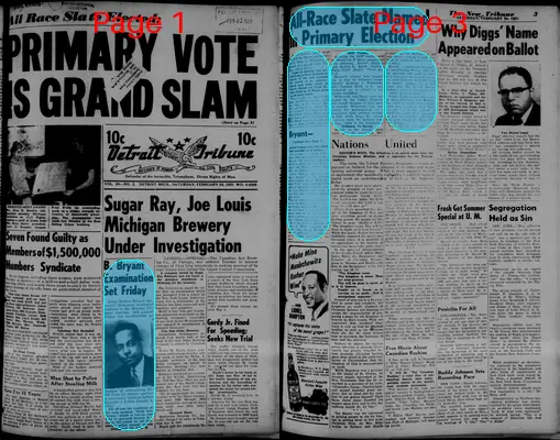 Page thumbnail for The Detroit Tribune