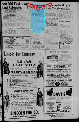 Page thumbnail for The Detroit Tribune