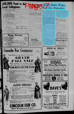 Page thumbnail for The Detroit Tribune