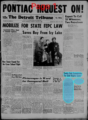 Page thumbnail for The Detroit Tribune