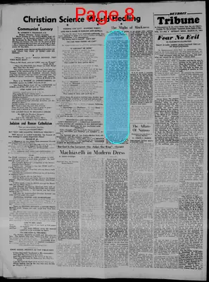 Page thumbnail for The Detroit Tribune