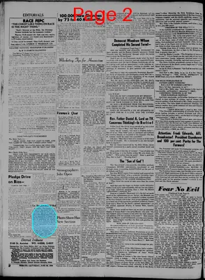 Page thumbnail for The Detroit Tribune