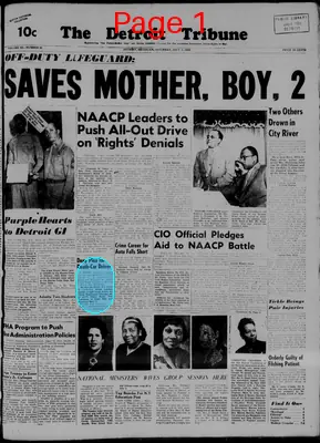 Page thumbnail for The Detroit Tribune