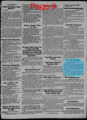Page thumbnail for The Detroit Tribune