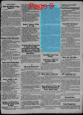 Page thumbnail for The Detroit Tribune