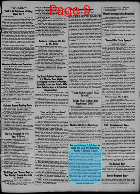 Page thumbnail for The Detroit Tribune