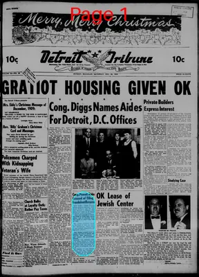 Page thumbnail for The Detroit Tribune