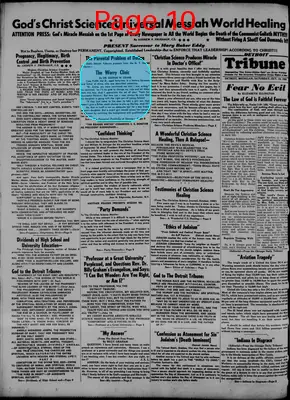 Page thumbnail for The Detroit Tribune