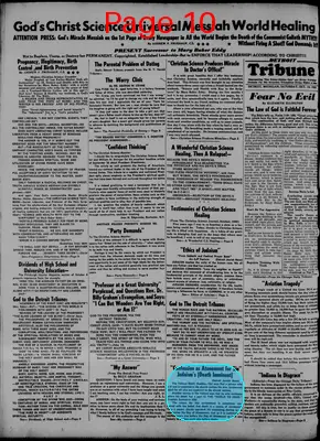 Page thumbnail for The Detroit Tribune