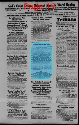 Page thumbnail for The Detroit Tribune