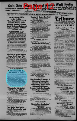 Page thumbnail for The Detroit Tribune