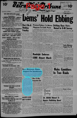 Page thumbnail for The Detroit Tribune
