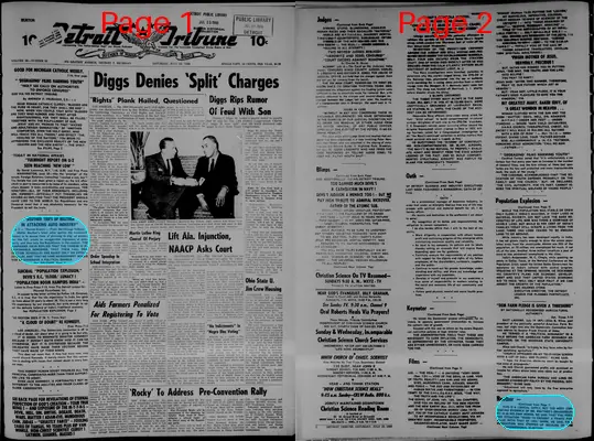 Page thumbnail for The Detroit Tribune