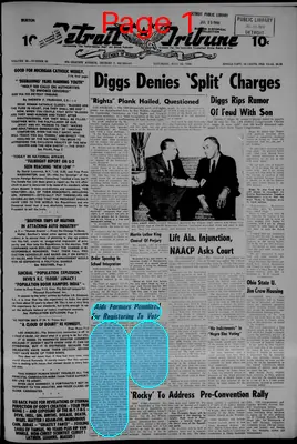 Page thumbnail for The Detroit Tribune