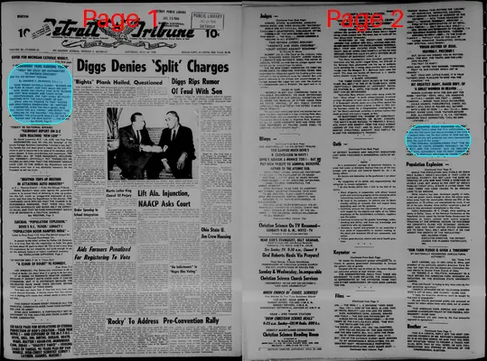 Page thumbnail for The Detroit Tribune
