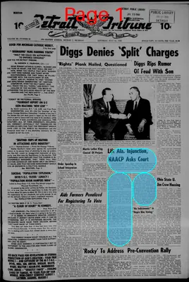 Page thumbnail for The Detroit Tribune