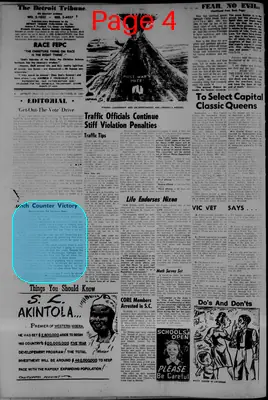 Page thumbnail for The Detroit Tribune