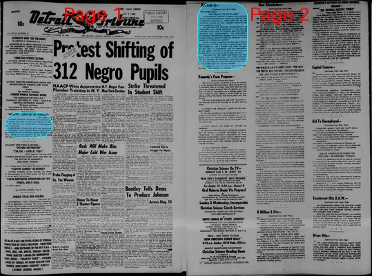 Page thumbnail for The Detroit Tribune