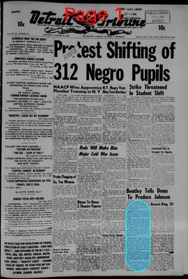 Page thumbnail for The Detroit Tribune