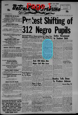 Page thumbnail for The Detroit Tribune