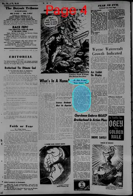 Page thumbnail for The Detroit Tribune