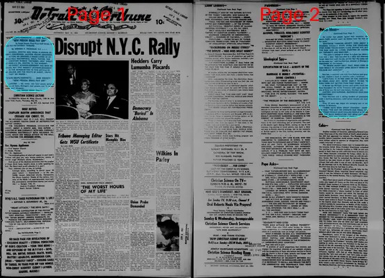 Page thumbnail for The Detroit Tribune