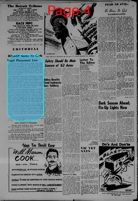 Page thumbnail for The Detroit Tribune