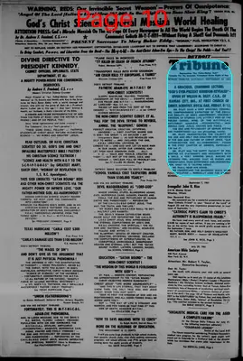 Page thumbnail for The Detroit Tribune