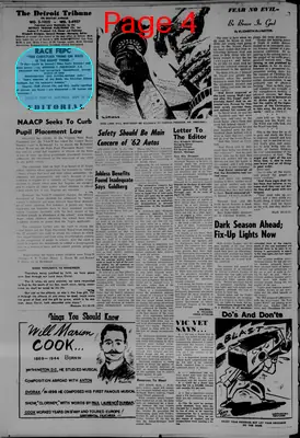 Page thumbnail for The Detroit Tribune
