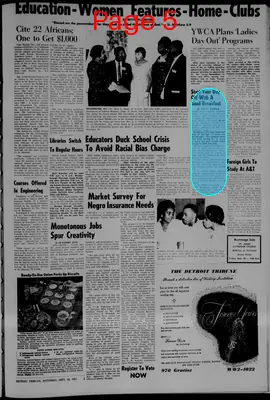 Page thumbnail for The Detroit Tribune