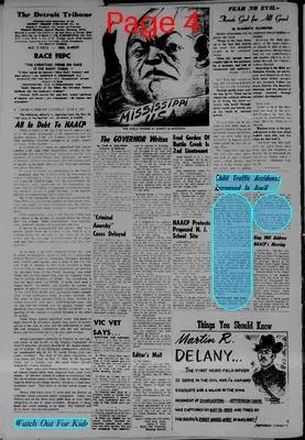 Page thumbnail for The Detroit Tribune