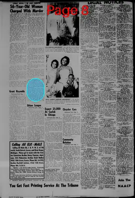 Page thumbnail for The Detroit Tribune