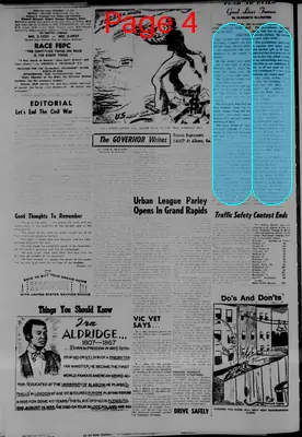 Page thumbnail for The Detroit Tribune