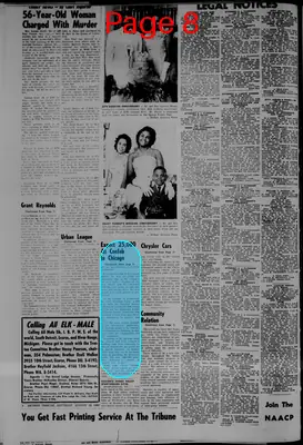 Page thumbnail for The Detroit Tribune