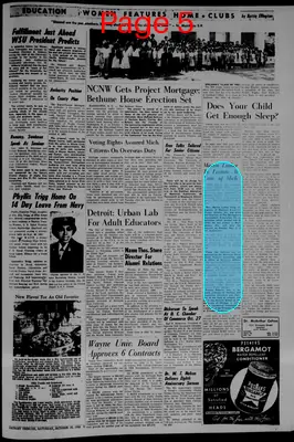 Page thumbnail for The Detroit Tribune