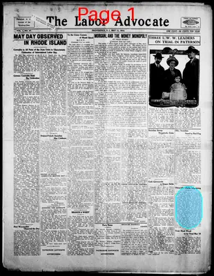 Page thumbnail for The Labor Advocate