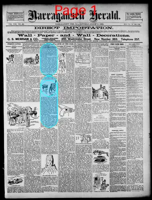 Page thumbnail for Narragansett Herald