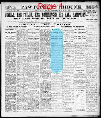 Page thumbnail for Pawtucket Tribune