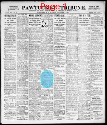 Page thumbnail for Pawtucket Tribune