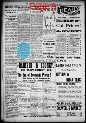 Page thumbnail for The Evening Tribune