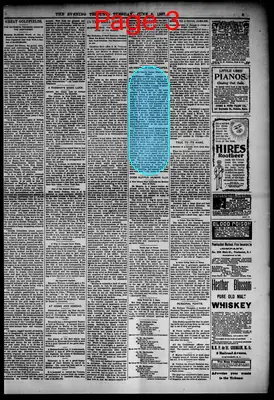 Page thumbnail for The Evening Tribune