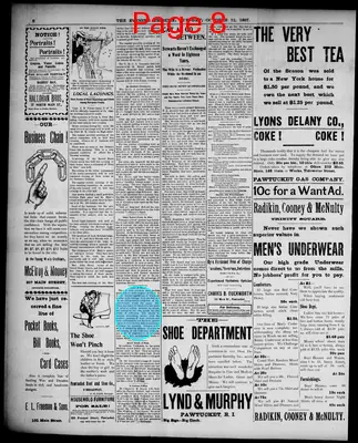 Page thumbnail for The Evening Tribune