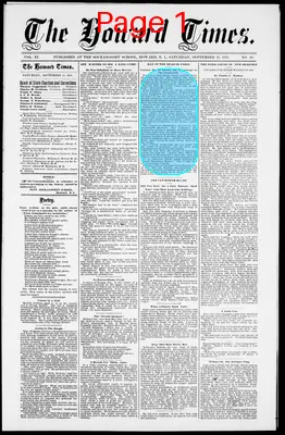 Page thumbnail for Howard Times