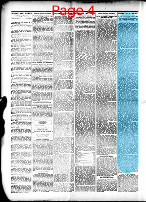 Page thumbnail for The Wheatland World
