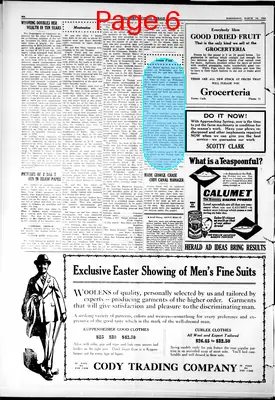 Page thumbnail for The Northern Wyoming Herald