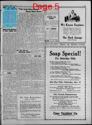Page thumbnail for Park County Herald