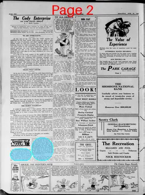 Page thumbnail for The Cody Enterprise And The Park County Herald