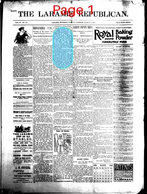 Page thumbnail for The Laramie Republican