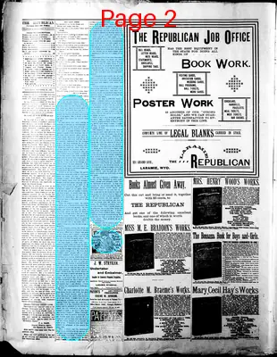 Page thumbnail for The Laramie Republican