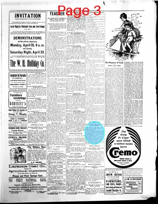 Page thumbnail for The Laramie Republican